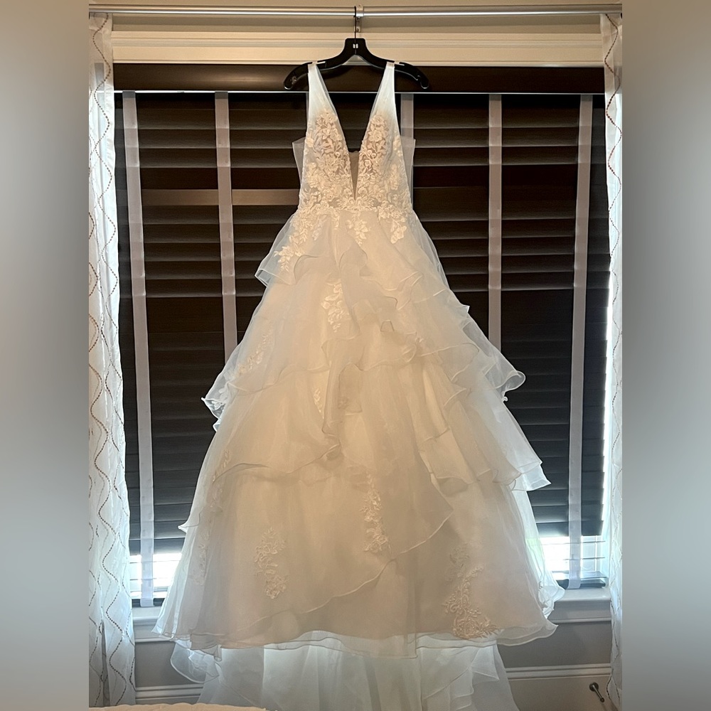 Wedding Gown:  Justin Alexander Serenity Collection Size 12